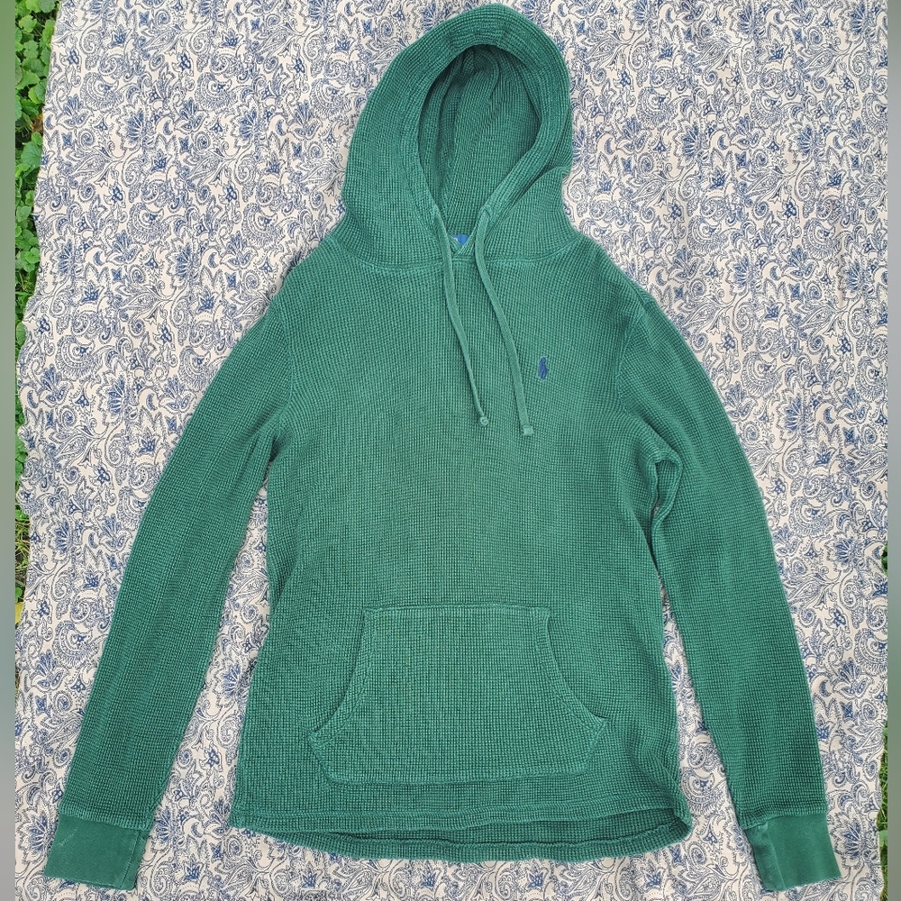 Green Hooded Sweatshirt
